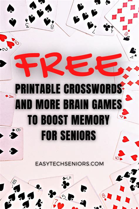 Best Free Printable Brain Games For Seniors