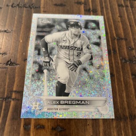 Topps Chrome Black White Mini Diamond Alex Bregman Astros