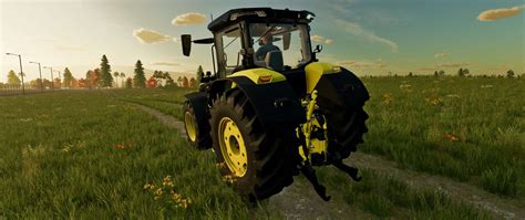 John Deere 8r Black And Yellow Version Tommod Fs22 V1 0 Fs22 Mod Farming Simulator 22 Mod