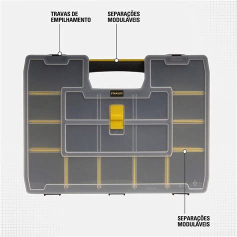 Maleta Organizadora Parafusos 17 Divisões Stanley Stst14026