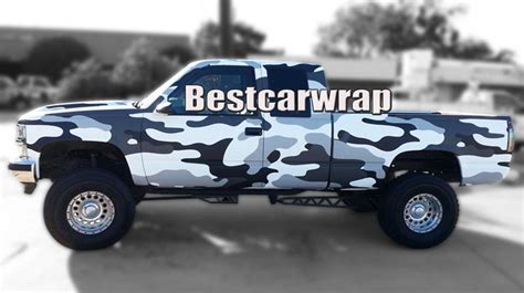 Various Style Ubran Snow Camo Vinyl Wrap For Car Wrapping With Air Bubble Free Camouflage Truck