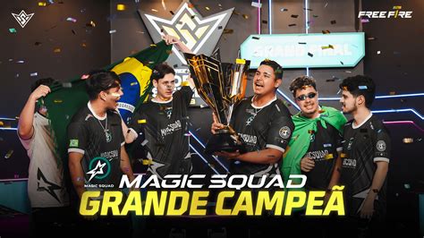 A Magic Squad conquista seu primeiro título do Mundial de Free Fire