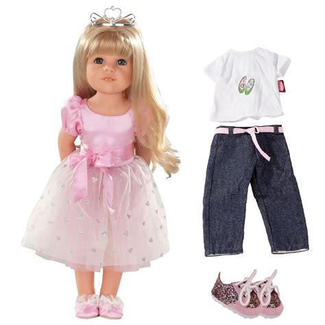 Gotz Hannah Princess 19 5 Blonde Poseable Doll With Blue Eyes And Additional Outfit Michaels
