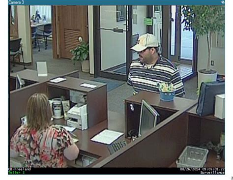 Police Seek Publics Help In Identifying Bank Robbery Suspect