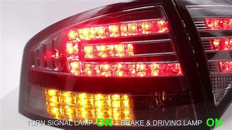 Audi A4 B7 05 08 Led Tail Lamp W Led Signal Youtube