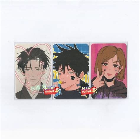 Jual Photocard Pc Jjk Jujutsu Kaisen Baji Megumi Fushiguro Nobara J