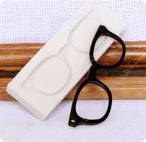 Glasses Silicone Mold Spectacles Flexible Mould For Epoxy Resin Polymer Clay Scrapbooking