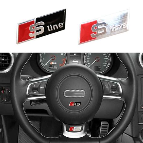 S Line D Car Stickers For Audi A Audi Steering Wheel Sticker Sline