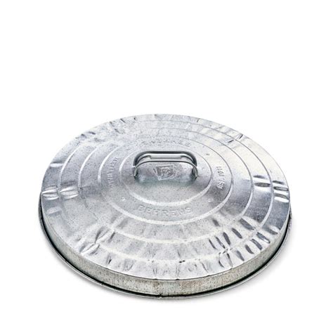 10 Gallon Galvanized Trash Can Lid Replacement Steel Lid