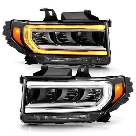 Spyder 2020 2023 Gmc Acadia At4 Factory Led Headlight Set Hd Jh Gac20at4 Fled Oe L R