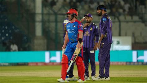 Quetta Gladiators Outclass Karachi Kings In Psl Fixture