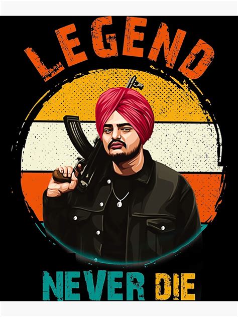 "Sidhu Moose Wala Legend Sidhu Moose Wala" Poster for Sale by ...