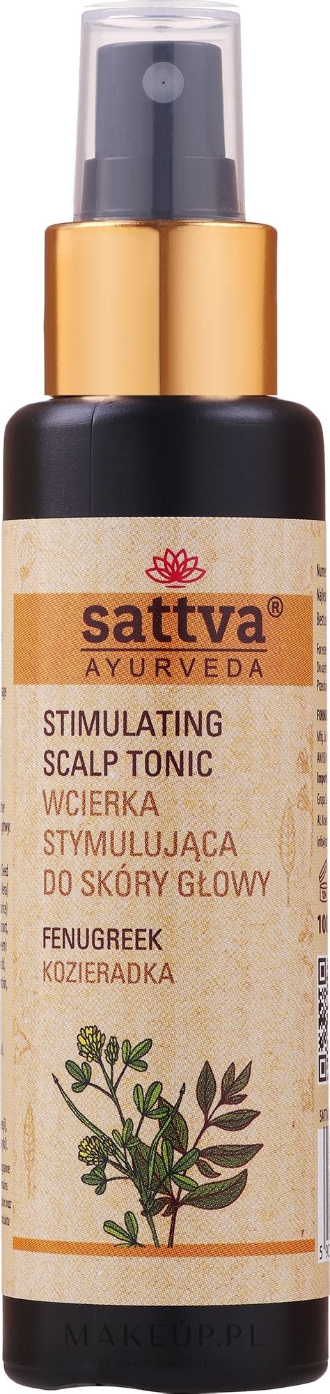 Sattva Ayurveda Wcierka Stymuluj Ca Do Sk Ry G Owy Kozieradka Makeup Pl