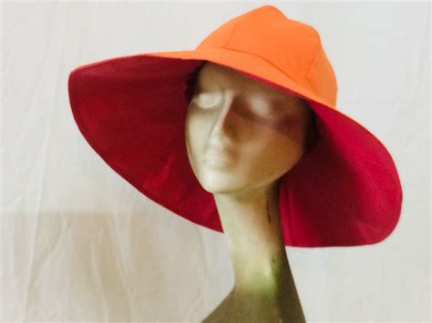 Sun Hat Sewing Pattern Summer Wide Brim Hat Reversible Etsy