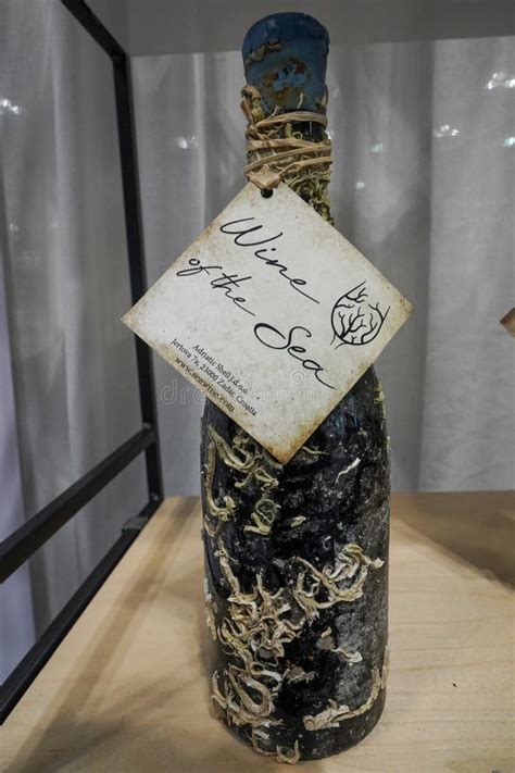 Unique Coral Wine Presented At 2022 Vinexpo New York In Javits Convention Center Editorial Photo