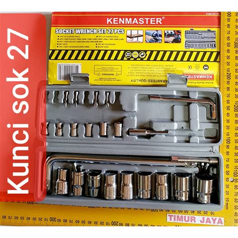 Jual Kunci Shock Sok Set 27 Pcs Merek Kenmaster Original Shopee