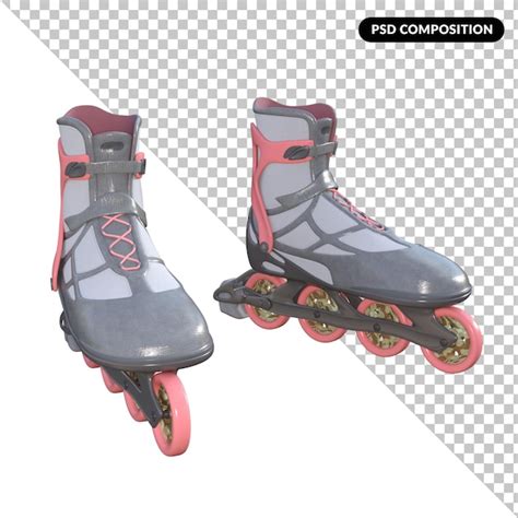 Premium Psd Roller Skates Isolated D Rendering