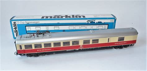 Märklin 4153 H0 TEE Speisewagen WRmz135 IC D Zug DB Epoche IV rot beige