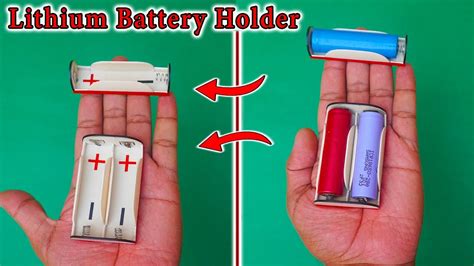 How To Make Battery Holder From Pvc Pipe Homemade Lithium