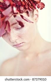 Nude Woman Lying Sideways Her Back Foto Stok 292132610 Shutterstock