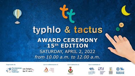 FRH Typhlo And Tactus Award Ceremony Fondazione Robert Hollman YouTube