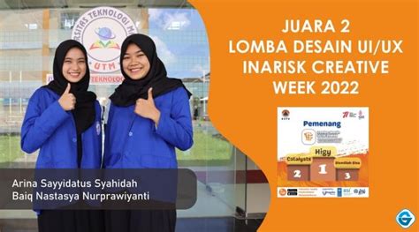 Mahasiswi Berprestasi Sabet Juara Ajang Inarisk Creative Week