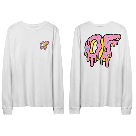 Dripping Logo Longsleeve White Odd Future Ofwgkta