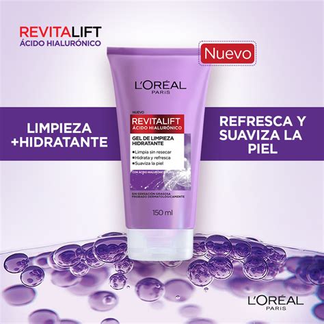 Gel Limpiador Hidratante Revitalift Cido Hialur Nico Ml L Oreal