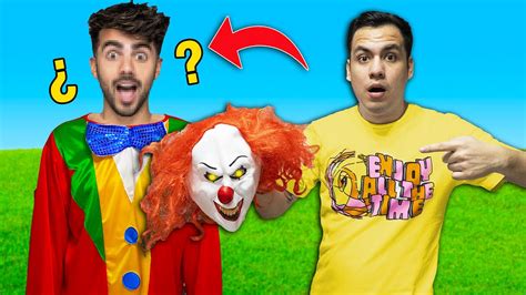 LE QUITAMOS LA MÁSCARA AL PAYASO ASESINO es FEDE VIGEVANI YouTube