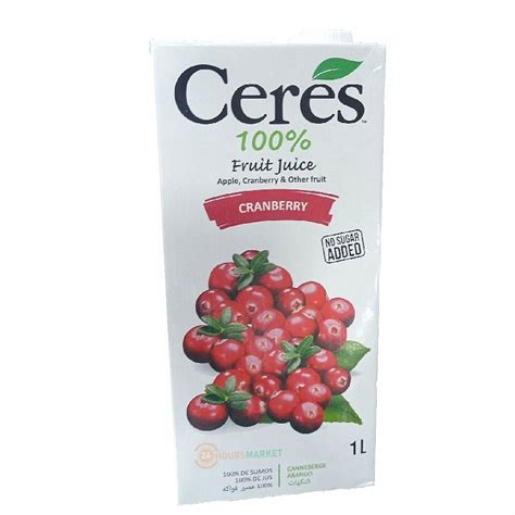 Ceres Fruit juice cranberry 1L • 24 Hours Market | Lagos, Nigeria