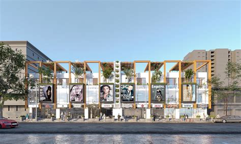 A7_Shopping Mall Facade on Behance