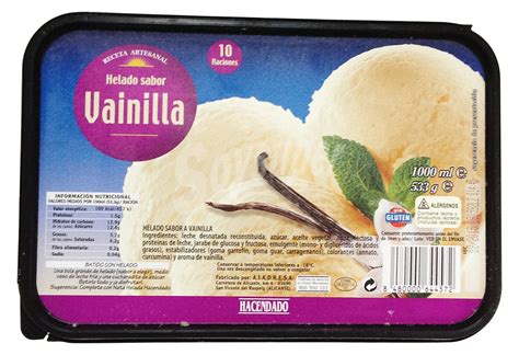 Hacendado HELADO TARRINA VAINILLA VERANO 1 L