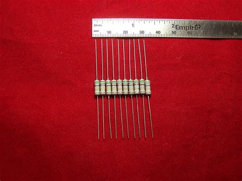 510k Ω Ohm 1w Carbon Film Resistor 10 Pcs Ebay