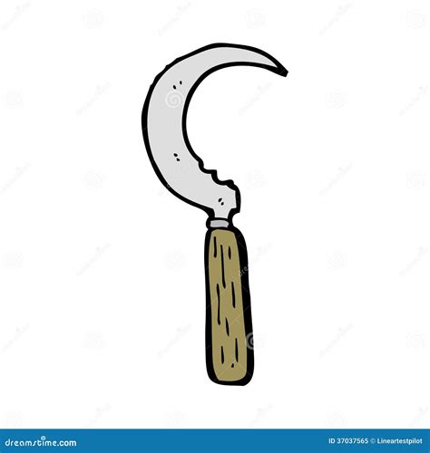 Cartoon Sickle Stock Vector Illustration Of Cartoon 37037565