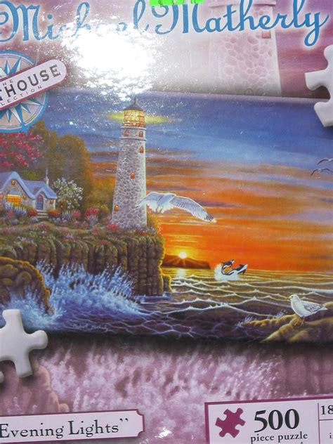 Amazon Evening Lights Piece Jigsaw Puzzle Lighthouse