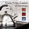 Amazon Willow Everett Whistling Tea Kettle For Stove Top