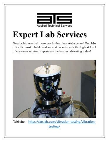 Expert Lab Services Applied Technical Services Flip PDF AnyFlip