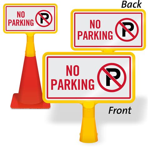 No Parking Portable Sidewalk Sign