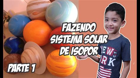 Sistema Solar De Isopor Parte Sistemasolar Planetas Isopor