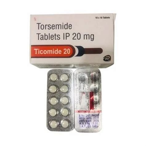 Mg Torsemide Tablets Ip Packaging Type Blister At Rs Box In Ambala