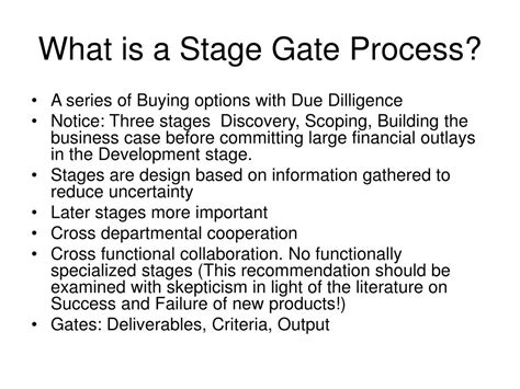 Ppt The Stage Gate Process 2008 Powerpoint Presentation Free