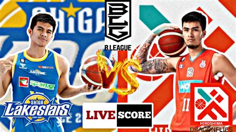 Hiroshima Dragonflies Vs Shiga Lake Stars Bleague Live Scoreboard