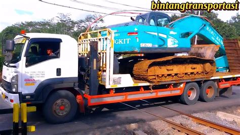 TRUCK SPOTTING TOWING MUATAN EXCAVATOR TRUK TRONTON TRUK MUATAN