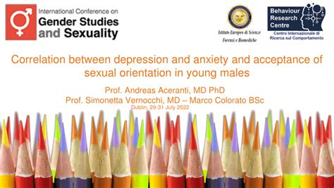 Pdf Correlation Between Depression And Anxiety And Acceptance Of Sexual Orientation In Young Males