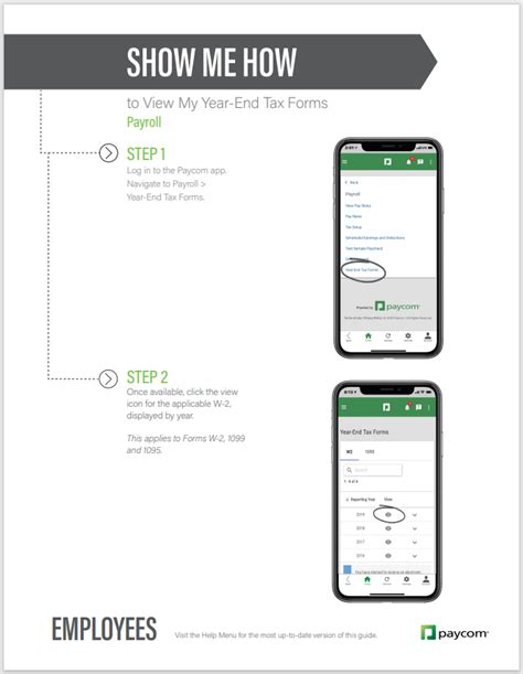 Show Me How to Find My W-2 – FC HR Support