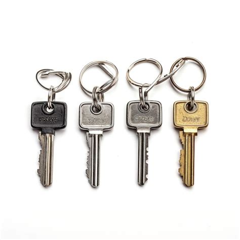 Premium Ai Image House Keys On White Background Generative Ai