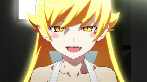 Shinobu Oshino Cute Anime Blush Nisemonogatari Blonde Hd