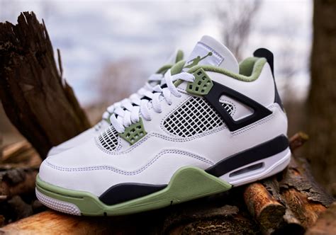 Air Jordan 4 Oil Green Seafoam Release Date