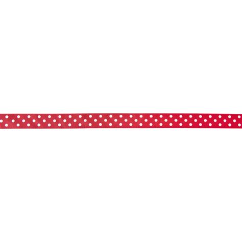 Red And White Polka Dot Grosgrain Ribbon 5 8 Hobby Lobby 191700