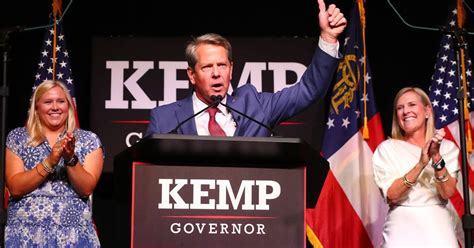 Breaking Brian Kemp Wins Rematch Against Stacey Abrams R Georgia